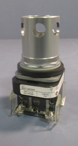 AllenBradley Push Button Illuminated Amber 1NO 1NC Ser T 800TQA24A