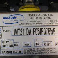 MaxAir Ball Valve w/Electro Pneumatic Positioner & Actuator MT21 DA F05/F07ENP