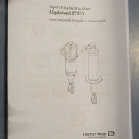 Endress Hauser Liquiphant FTL33 Vibronic Level Switch FTL331N96/0 1030VDC