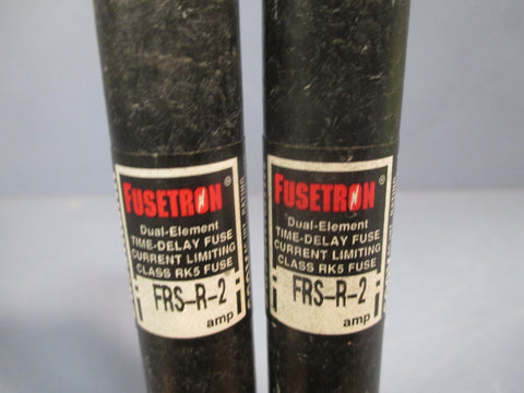Lot of (6) Bussmann Fusetron DualElement Time Delay Fuse RK5 FRSR2