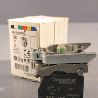 Schneider Electric Contact Block Push Button 24V Red Lens LED ZB4BW0B45