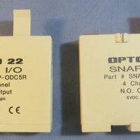 Opto 22 Snap I/O Module SNAPODC5R N.O. Output 5VDC Logic (Lot of 2)