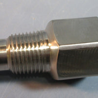 Unknown Brand 61/4" Long Blunt End Stainless Steel Probe 1/2" OD