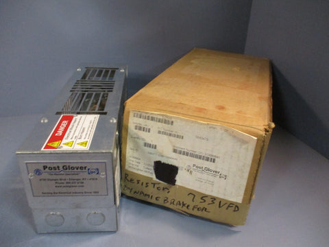 POST GLOVER DYNAMIC BRAKING  RESISTOR 290W, 277HM T277R290W DB0277029010000AA0