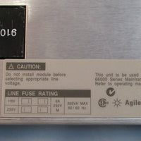 Agilent 66102A OPT J17, 020V/7.5A DC Power Module 360VA Max 50/60Hz
