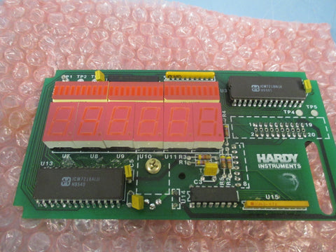 Hardy Instruments Printed Circuit Display Board Assembly 0535038600 Rev F