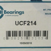 AMI Bearings UCF214 4-Bolt Flange Mount Bearing 70mm Bore Cast Iron
