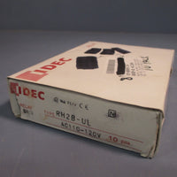 Lot of 5 Idec Ice Cube Relays, 24VDC Coil, 10A 120VAC RH2BU