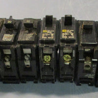 Siemens Q120 Circuit Breaker 120/240V  1 Pole 20A Type QP Lot of 13