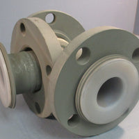 Baum F154515a Reducing Tee 2" BAUM PTFE ASTM 10" Overall Length