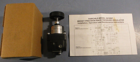 Fairchild 30252 Regulator 250 PSIG Max Supply 2-100 PSIG Range 1/4" NPT