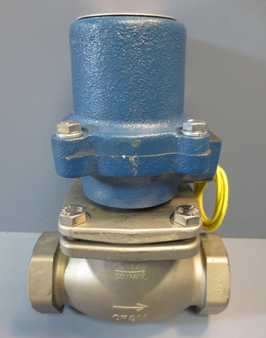 J. D. Gould 1.5" General Purpose Solenoid Valve Alcohol Type:  K3T 2 CF8M New