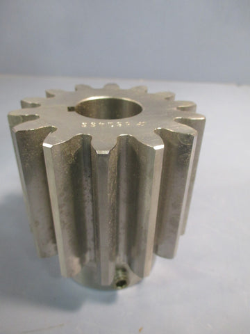 Motion Industries 5S14SS Spur Gear Hub 14 Teeth YK14 SS1.125 ID,.25 KEY/2