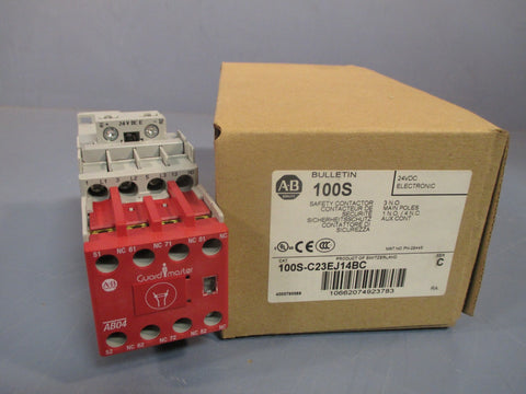 Allen Bradley Safety Contactor 24VDC Series C 100SC23EJ14BC