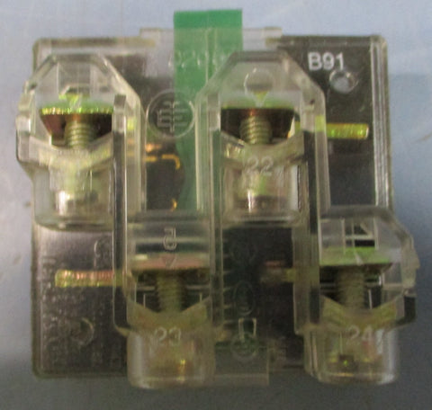 Schneider Electric Telemecanique ZB2RB91 Contact Block 032779 ZB2RB91 600V Max