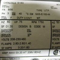 US Motors Nidec F01 E740 Varidrive Module 1.25 Series 2000 Gearbox 11/4" Shaft