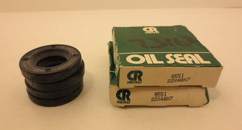 Lot of 6 22 x 4 x 7 mm Oil Seals 4 x SOG 101322 2x Stefa CB in CR Boxes New