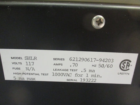 Hewlett Packard 89072A Autosampler Model SHLR, 117V, 0.70 Amps 50/60Hz