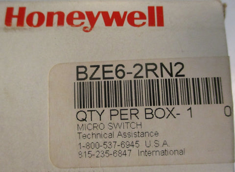 Honeywell BZE6-2RN2 Micro Switch Enclosed Limit Switch 240 VAC 1.5 A