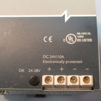 Sola SDN 1024100 Power Supply 115/230 VAC, 5060Hz, 6.0A/2.8A Used