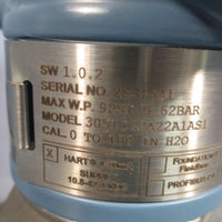 ROSEMOUNT PRESSURE TRANSMITTER 3051CG2A22A1AS1B4