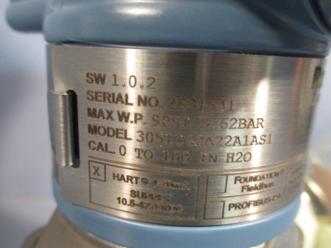 ROSEMOUNT PRESSURE TRANSMITTER 3051CG2A22A1AS1B4