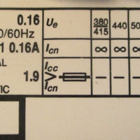 Allen Bradley 140MN0016 Ser A Motor Starter 3PH 1.8Nm/16Lbin
