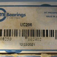 AMI Bearings UC206 Insert Bearing 30mm ID 62mm OD (Lot of 2)