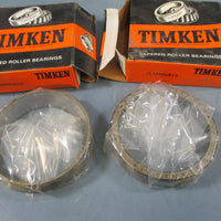 Timken JLM506810 Tapered Roller Bearing Cup Lot of 2 - New