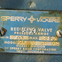 Sperry Vickers DGX 06 3F 52 Reducing Valve min 200 max 2850 DGX063F52