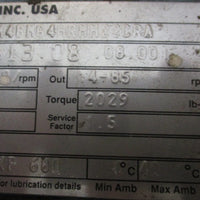 Sew Eurodrive SA67DV100M4 Gearmotor DFV100M4 20.37:1 3HP 1730/85RPM NOS