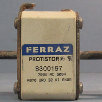 Ferraz Shawmut Mersen Protistor B300197 Fuse 700V AC 500A 51/8" Length
