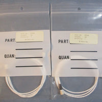 FilTech QI7044 Microdot Cable 30" Long PTFE Layer (Lot of 2)