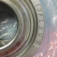 NIB IPTCI Stainless SNASFL 207 23 2 Bolt Flange Bearing 1-7/16"