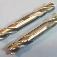 Lot 2 Putnam 3/4" Cobalt Roughly 1.75" LOC, 4 Flute Double End Mill Used