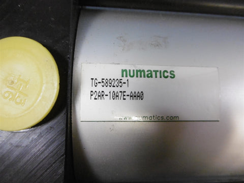 Numatics P2AR10A7EAAA0 10" Stroke 1.25" Threads 1.37" Shaft Pneumatic Cylinder