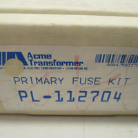 ACME Transformer Primary Fuse Kit PL112704 NEW IN BOX