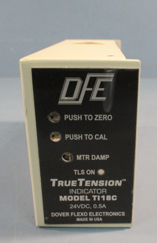 DFE MODEL TI18C TRUE TENSION INDICATOR  24VDC 0.5A TI18CV-DRC