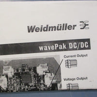 Weidmuller wavePak DCDC 7940024139 Signal Conditioner Rev A.2 12-60VDC 3W 0-22mA