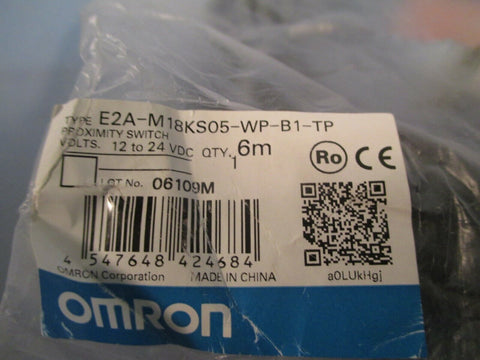 OMRON PROXIMITY SENSOR 6M E2A-M18KS05-WP-B1-TP