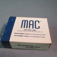 MAC VALVES INC SOLENOID VALVE PME-611RA