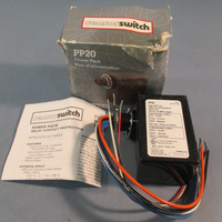 Sensor Switch PP20 2 Pole Power Pack Relay Circuit Protection 120/277 VAC