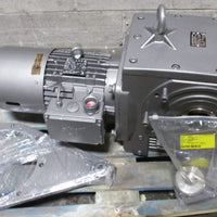 Nord SK 42125AZBD-100LP/4 CUS Helical-Worm Gearmotor 337.46:1 3HP 2-3/4" Bore