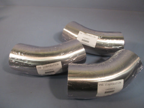 Lot of 3 Vine Corporation SS Long Tangent 45 Degree Elbow LAE2KS2.5