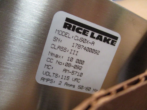 Rice Lake CW-90X-A Digital Checkweighing Indicator w/ Tilt Stand 105972-01