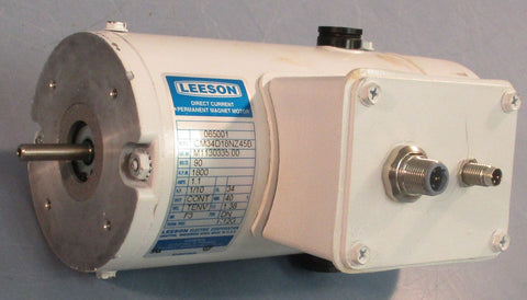 Leeson CM34D18NZ45B DC Permanent Magnet Motor 90V 1800RPM 1.1A