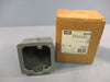 HUBBELL BB201W Back Box Pin & Sleeve Cast Aluminum Box 3/4" Hub 20A & 30A