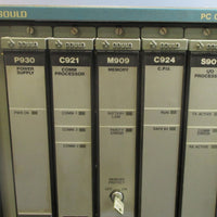 Gould ASP930004 PC0984 Programmable Controller AS984B164 W/ Cards Used