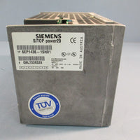 Siemens Sitop Power 20 6EP1436-1SH01 Power Supply In 400-500V 24V,  20A 50/60Hz