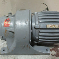 US Motors JVNGD Syncrogear 1 HP, 84 Final RPM Out, 3 Ph 220-440V, 182-10 Frame